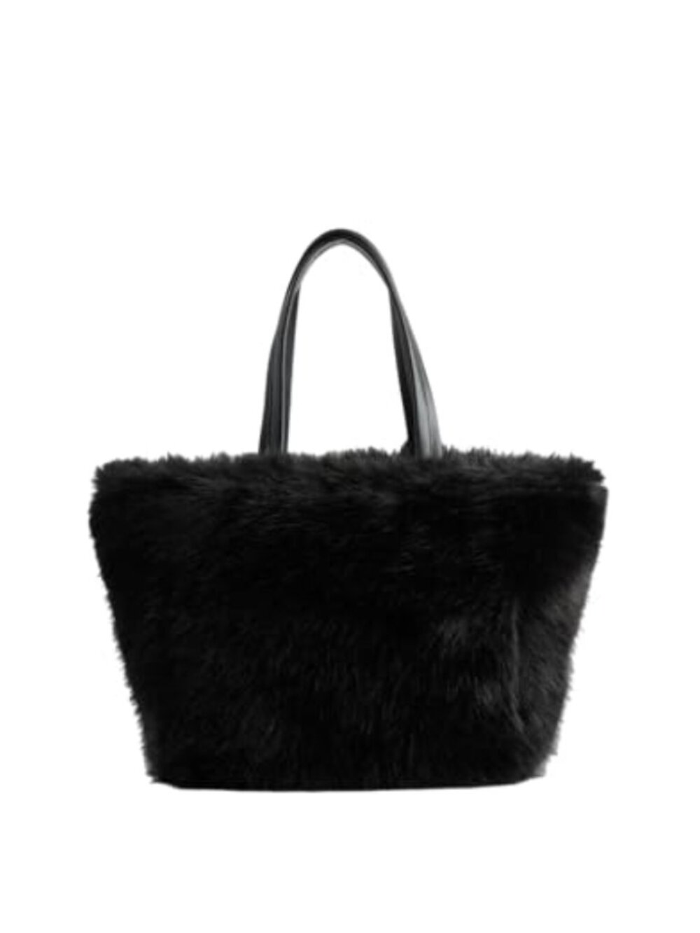 Faux Fur Tote Bag Spacious Shoulder Bag Everyday